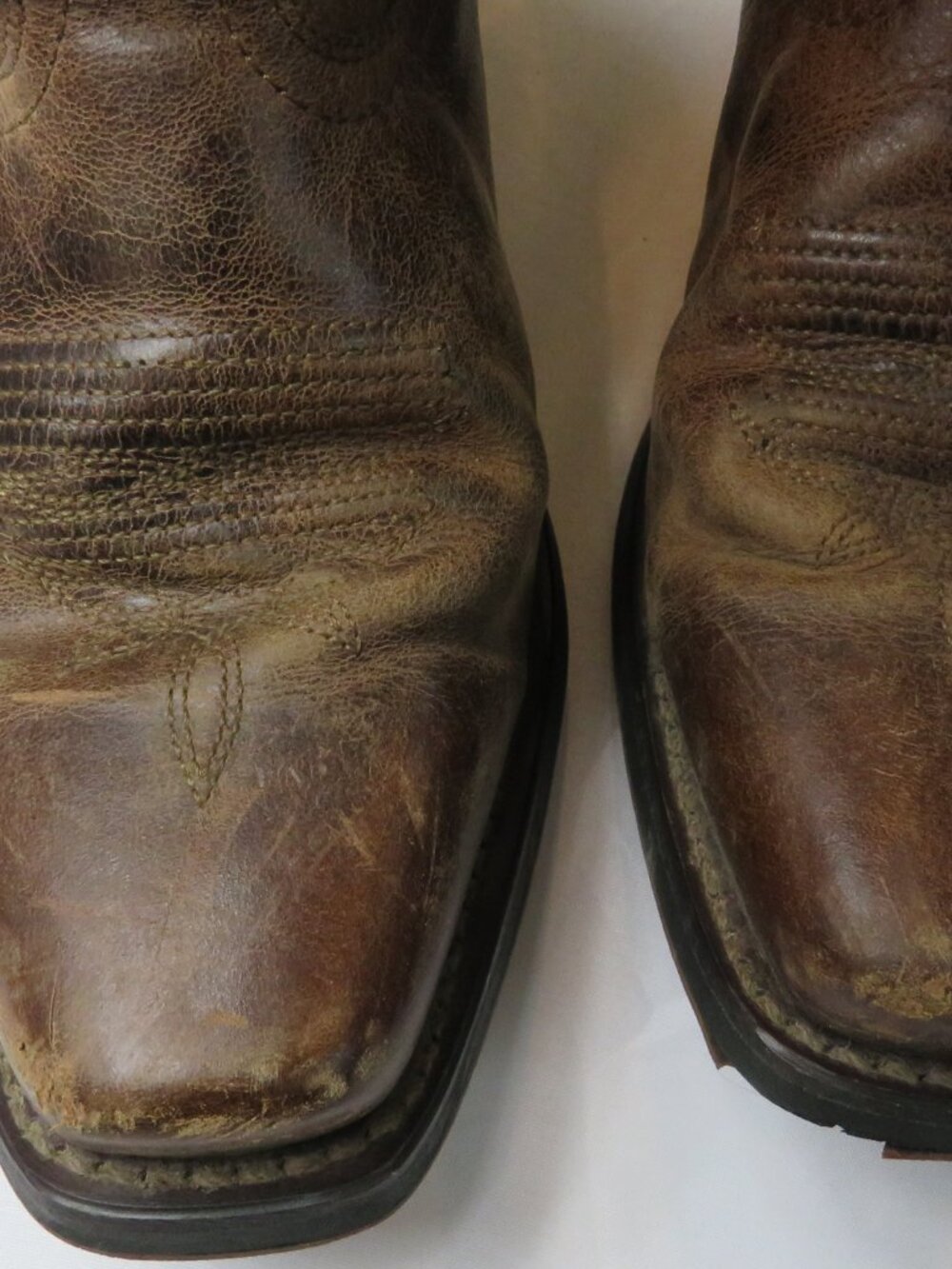 Vintage Women's Laredo Brown Leather Western Cowboy Boots Size 7.5 M - Picture 10 of 15